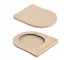 Унитаз подвесной Robin Ultra Quiet 490×365×325 мм, Beige, с сиденьем Slim Duroplast / Soft-close / Quick Release QT13332381аSSB 