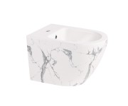 Біде підвісне Qtap Robin 515x370x350 мм, Marble QT13551381GMR QTAP  QT13551381GMR
