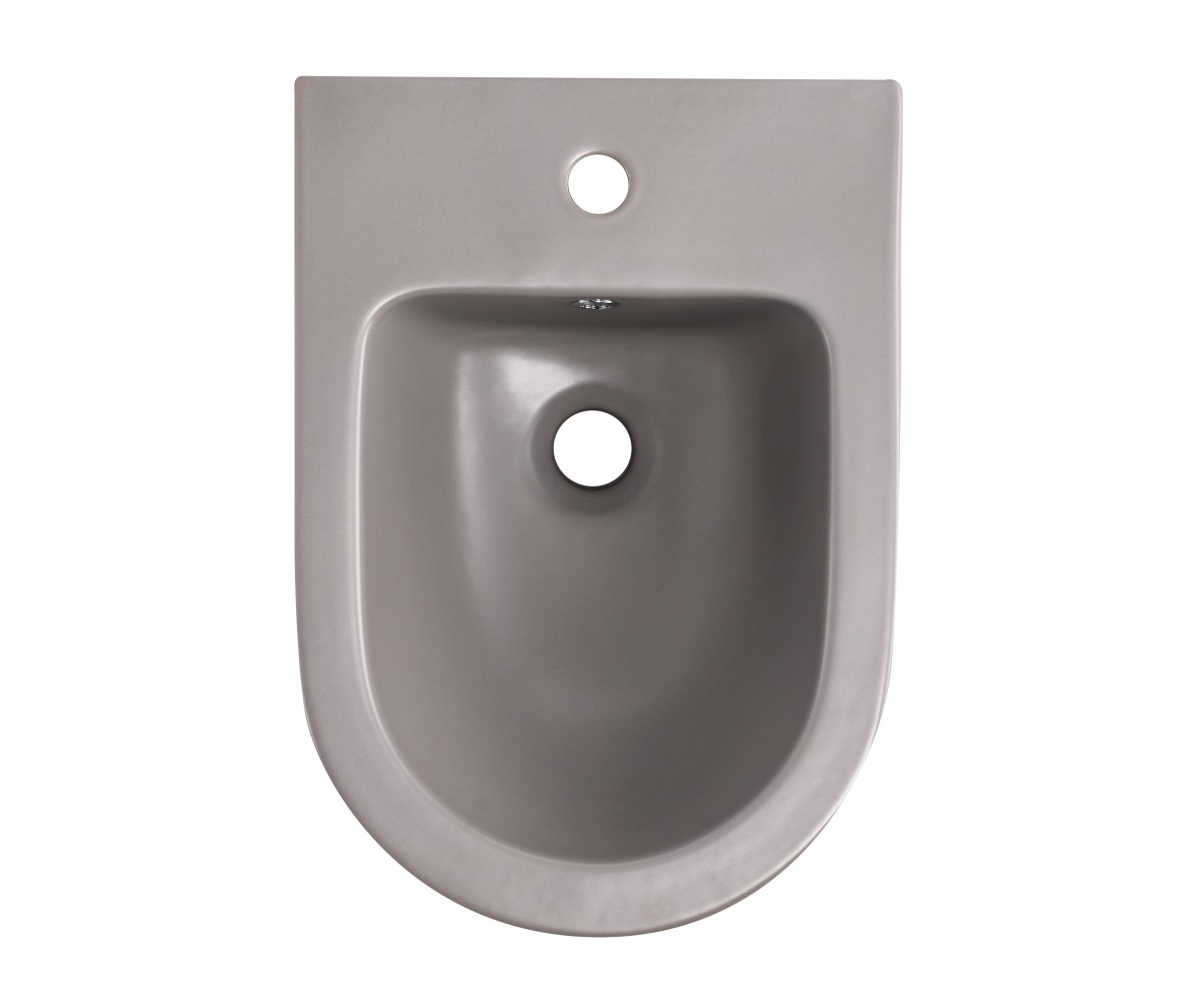 Биде подвесное Qtap Robin 515x370x350 мм, Stone grey QT13551381GSG  QT13551381GSG:Фото 2