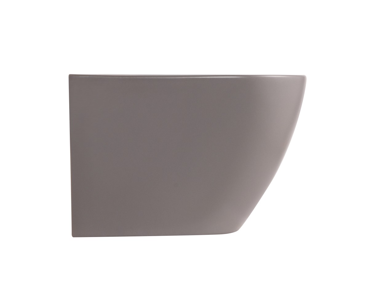 Биде подвесное Qtap Robin 515x370x350 мм, Stone grey QT13551381GSG  QT13551381GSG:Фото 4