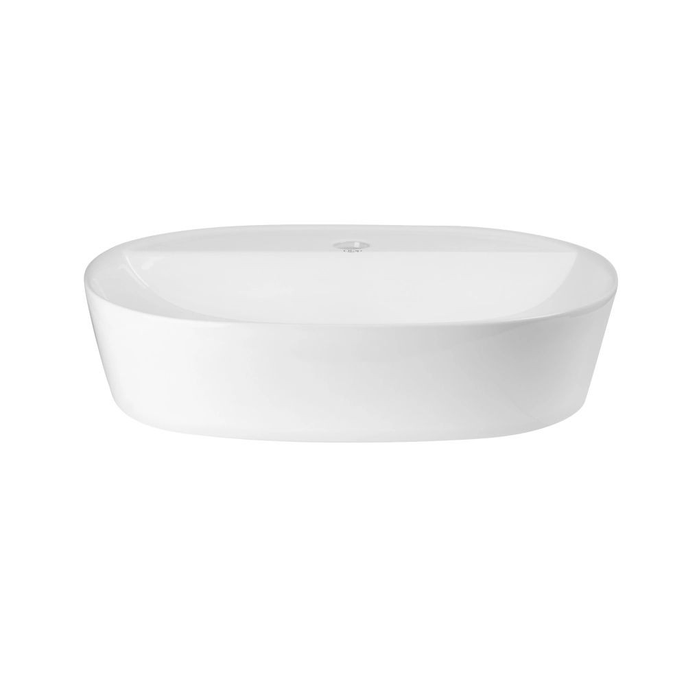 Комплект Qtap Scorpio: раковина накладная овальная 505x385x120 мм White + донный клапан PU02  QT14112202WN47313:Фото 3