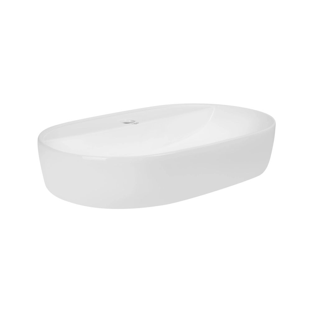 Комплект Qtap Scorpio: раковина накладная овальная 610x400x120 мм White + донный клапан PU02  QT14112203WN47315:Фото 4