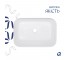 Комплект Qtap Scorpio: раковина накладная 550x390x120 мм, White, прямоугольная + донный клапан Pop-up PU02  QT14112243WN48463:Фо
