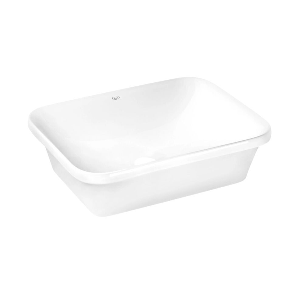 Комплект Qtap Scorpio: раковина врезная прямоугольная 500х380х145 мм White + донный клапан PU02  QT1411K490WN47290:Фото 5