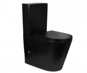 Безобідковий унітаз QTAP SCORPIO QT14222125ARMB