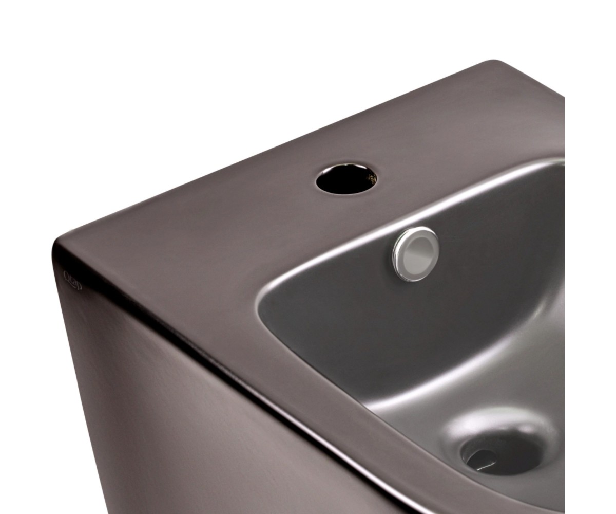 Комплект Qtap Scorpio Matt Black 2 в 1: унитаз подвесной Ultra Quiet QT14332380AMB + биде подвесное QT1455053FMB  QT14332380AMB4