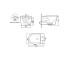 Унитаз подвесной Qtap Scorpio безободковый Ultra Quiet с сиденьем Soft-close QT14332380ASW  QT14332380ASW:Чертеж 