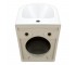 Биде подвесное Qtap Scorpio 515x370x350 White QT14551380GW  QT14551380GW:Фото 3