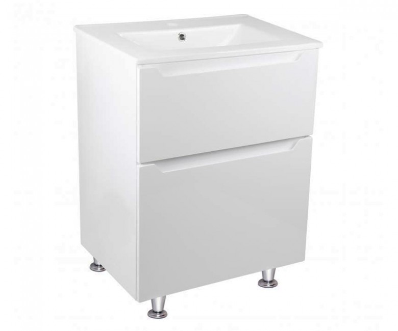 Тумба с раковиной 61 см QTAP SCORPIO QT1471TN6013060CW QT1471TN6013060CW