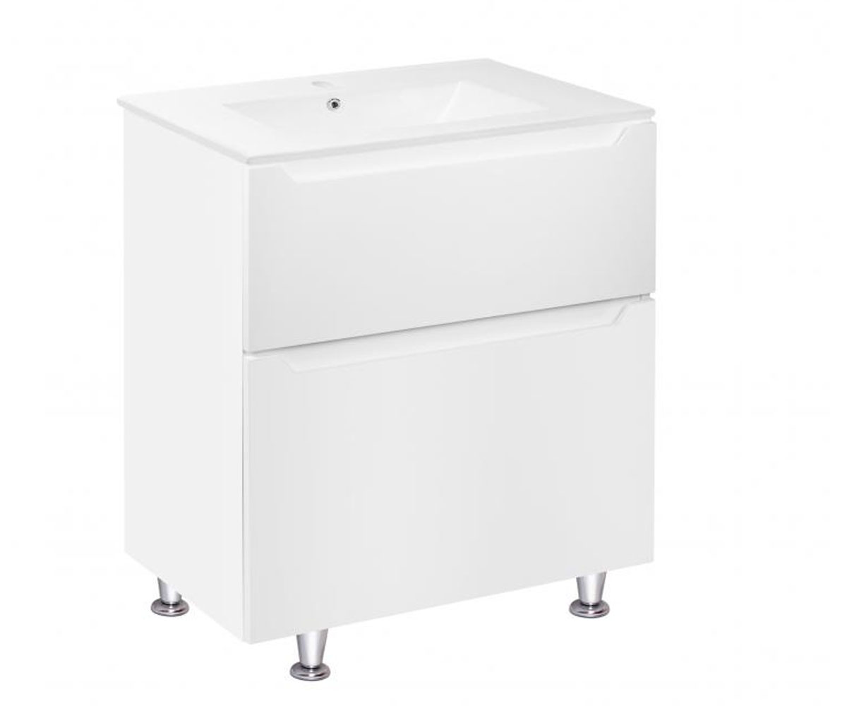 Тумба с раковиной 71,5 см QTAP SCORPIO QT1471TN7013070CW QT1471TN7013070CW