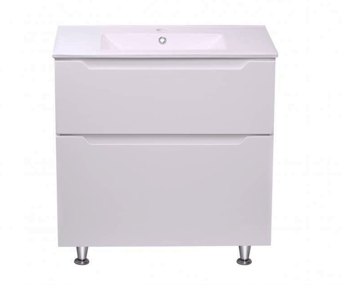 Тумба с раковиной 81,5 см  SCORPIO QT1471TNB8013080CW:Фото 2