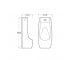 Писсуар  SCORPIO QT1488101HW:Чертеж 