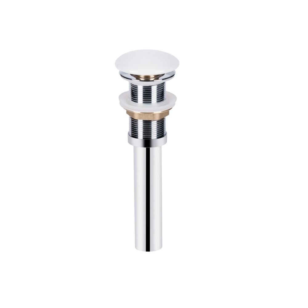 Комплект Qtap Stork: раковина накладная квадратная 430x430x120 мм White + донный клапан PU02  QT15112194WN47318:Фото 6