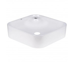 Раковина без донного клапана QTAP STORK QT15112194WN