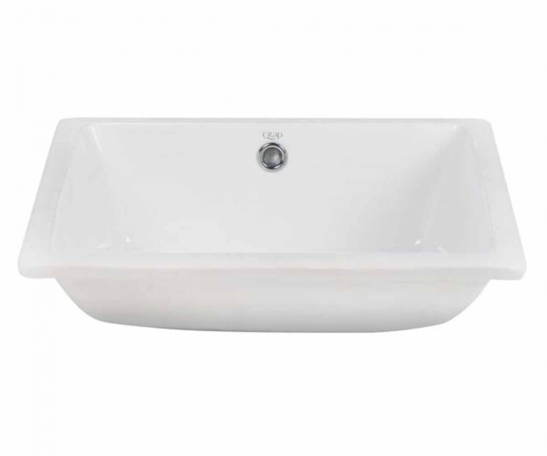 Умивальник 44 см з донним клапаном QTAP STORK QT15116086W QT15116086W