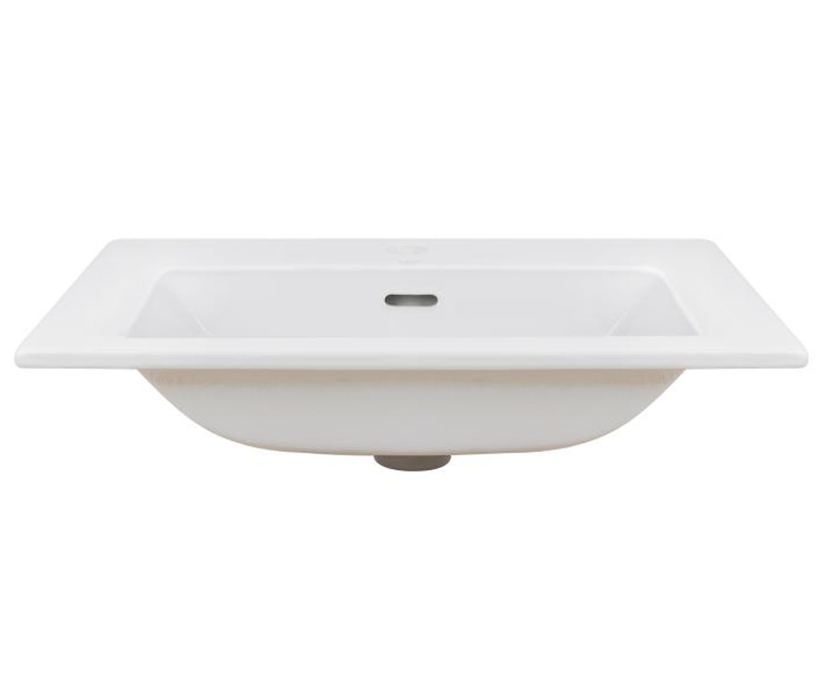 Умивальник прямокутний с д/к QTAP STORK QT1511L738W QT1511L738W