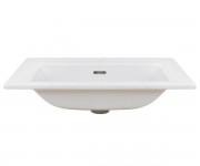 Умивальник прямокутний с д/к QTAP STORK QT1511L738W