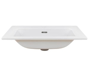 Умивальник прямокутний с д/к QTAP STORK QT1511L738W