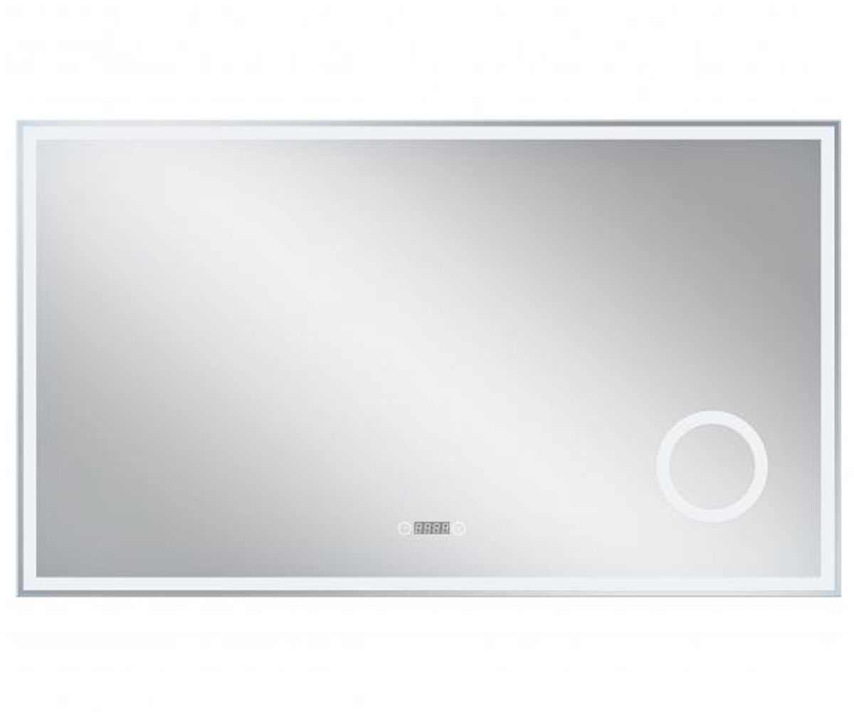 Дзеркало з годинником 120х70 см QTAP STORK QT1578142270120W QT1578142270120W