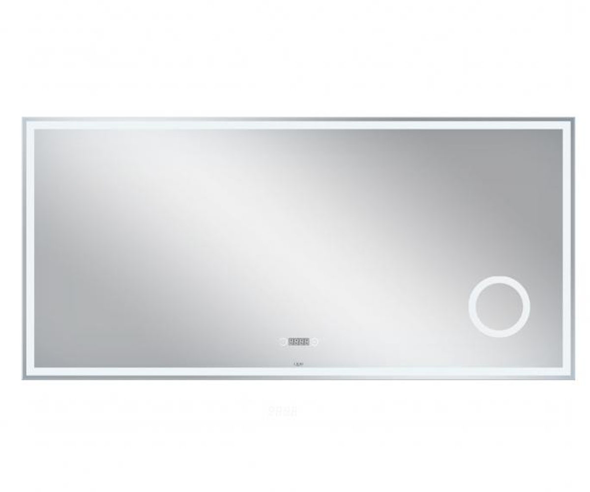 Дзеркало з годинником 140х70 см QTAP STORK QT1578142270140W QT1578142270140W