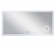 Дзеркало з годинником 140х70 см QTAP STORK QT1578142270140W