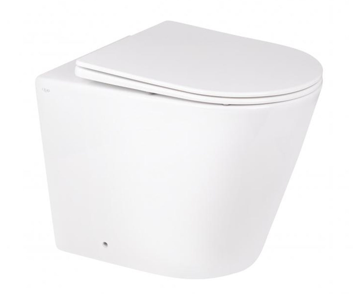 Безобідковий унітаз QTAP SWAN QT16223178W QT16223178W