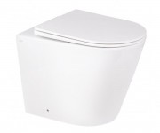 Безобідковий унітаз QTAP SWAN QT16223178W