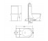Унитаз компакт с сиденьем  SWAN QT16226080AW:Чертеж 