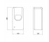 Дезинфектор Qtap Pohodli 6V бесконтактный QT170WH42921 White (Zdraví)  QT170WH42921:Чертеж 