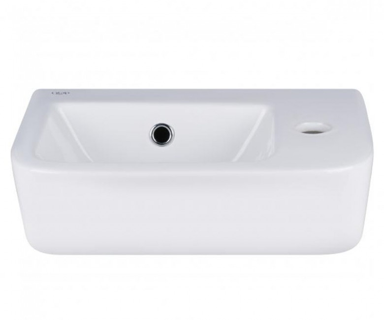 Умывальник правый с донным клапаном QTAP TERN QT171110100RW QT171110100RW