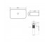 Комплект Qtap Tern: раковина накладная прямоугольная 605x350x140 мм WHITE + донный клапан PU02  QT17112270WN47304:Фото 2