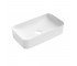 Комплект Qtap Tern: раковина накладная прямоугольная 605x350x140 мм WHITE + донный клапан PU02  QT17112270WN47304:Фото 3