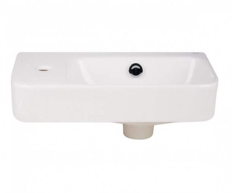 Раковина з донним клапаном QTAP TERN QT17115117LW QT17115117LW