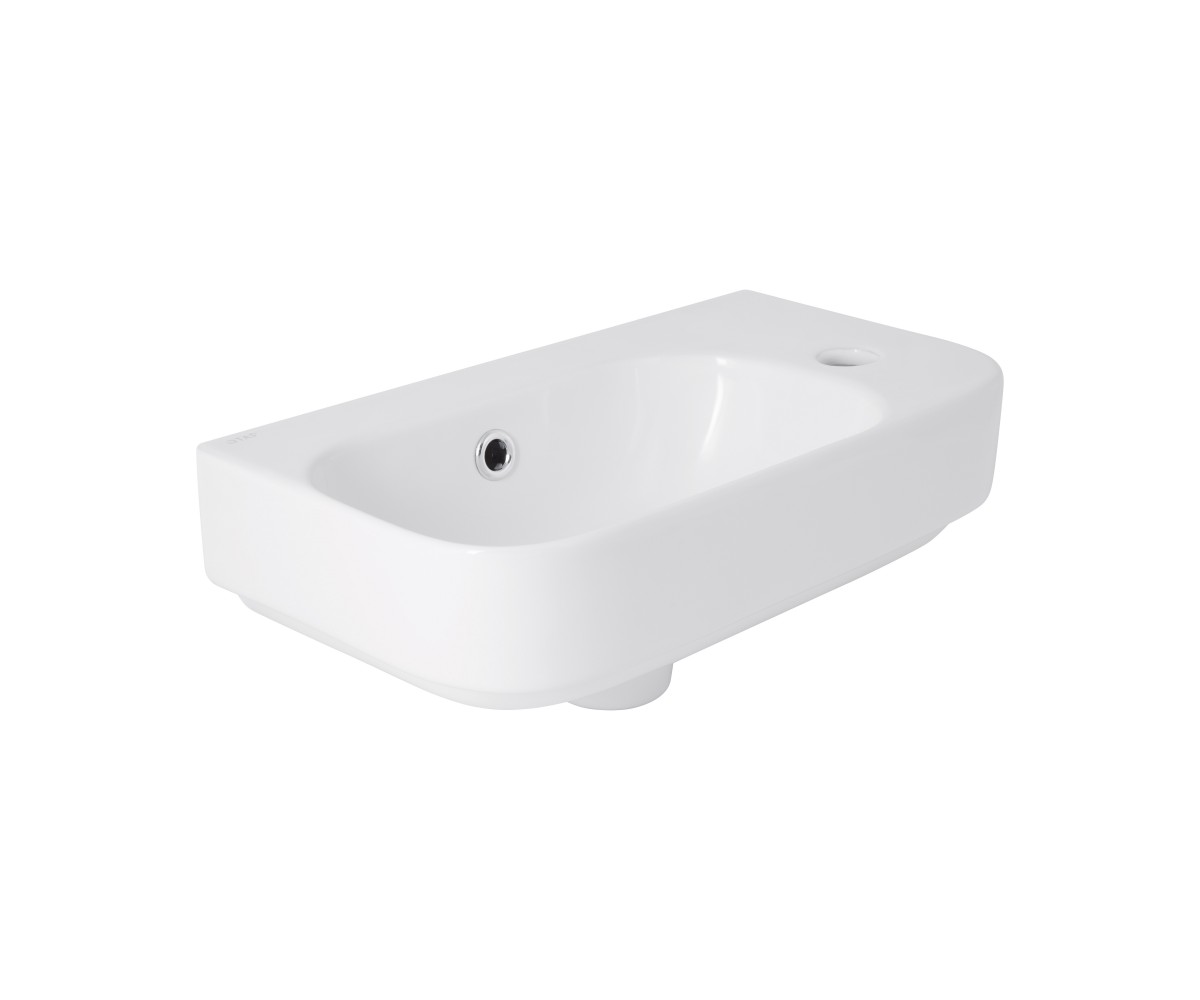 Раковина с чашей слева QTAP TERN QT1711H02LW QT1711H02LW
