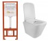 Унитаз с инсталляцией 4 в 1 QTAP TERN QT1733052ERW0133M425M0111M06028CRM QT1733052ERW0133M425M0111M06028CRM