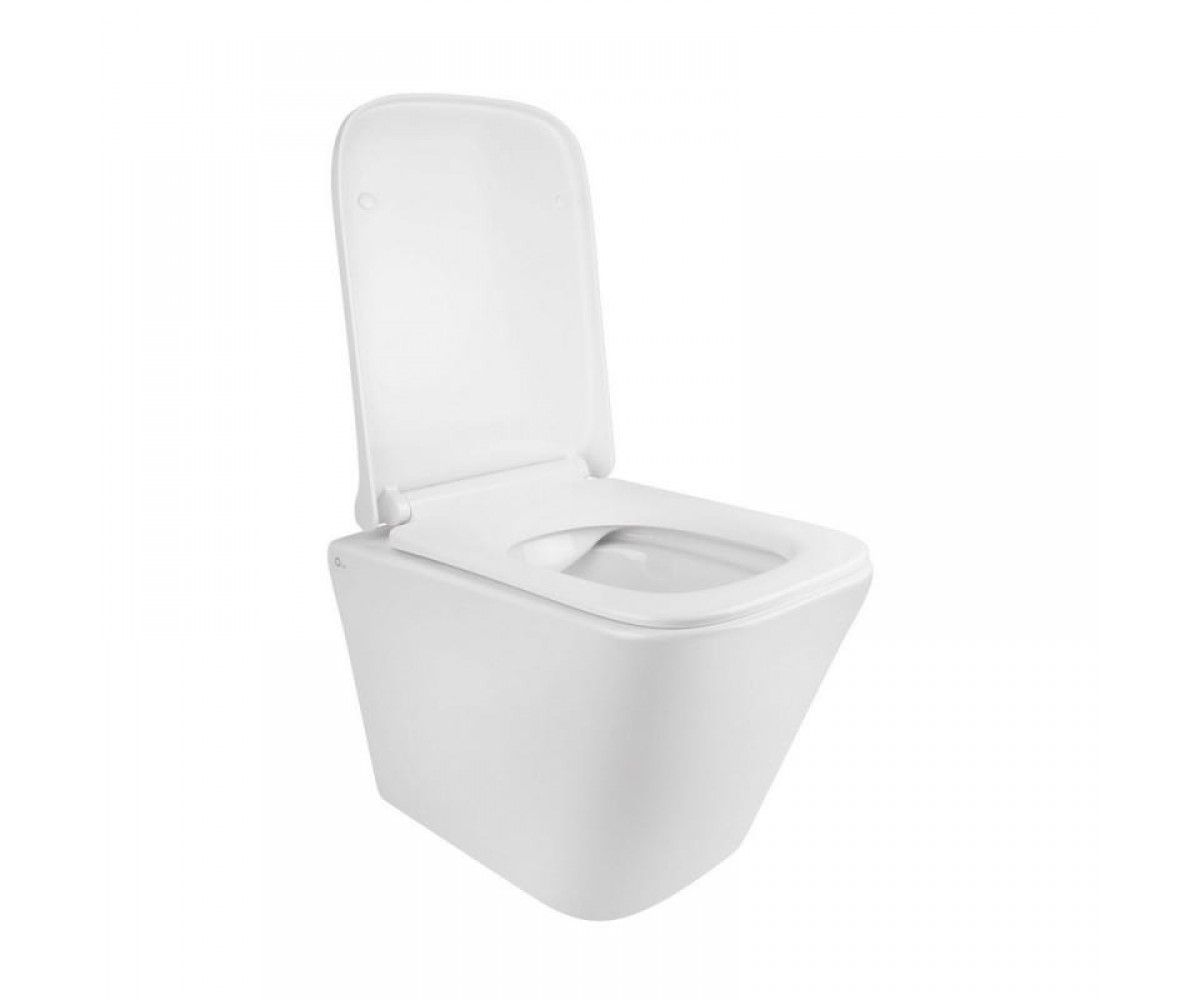 Подвесной унитаз с сиденьем-микролифт  TERN QT1733052EUQW:Фото 2
