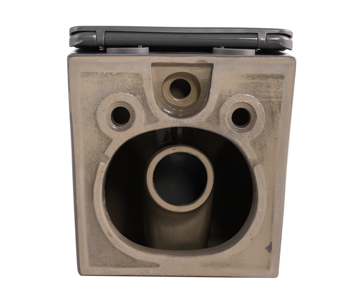 Унитаз подвесной Tern Ultra Quiet 490×365×325 мм, Stone Grey, с сиденьем Slim Duroplast / Soft-close / Quick Release QT17332303A