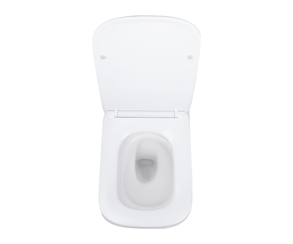 Подвесной унитаз с сиденьем  TERN ULTRA QUIET QT17332303AW:Фото 3