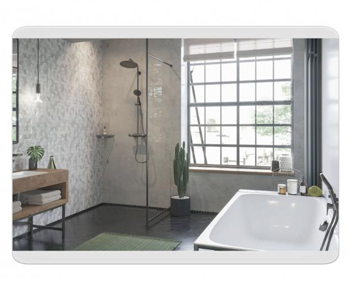 Зеркало с подсветкой 60х80 см  TERN QT177812086080W:Фото 2