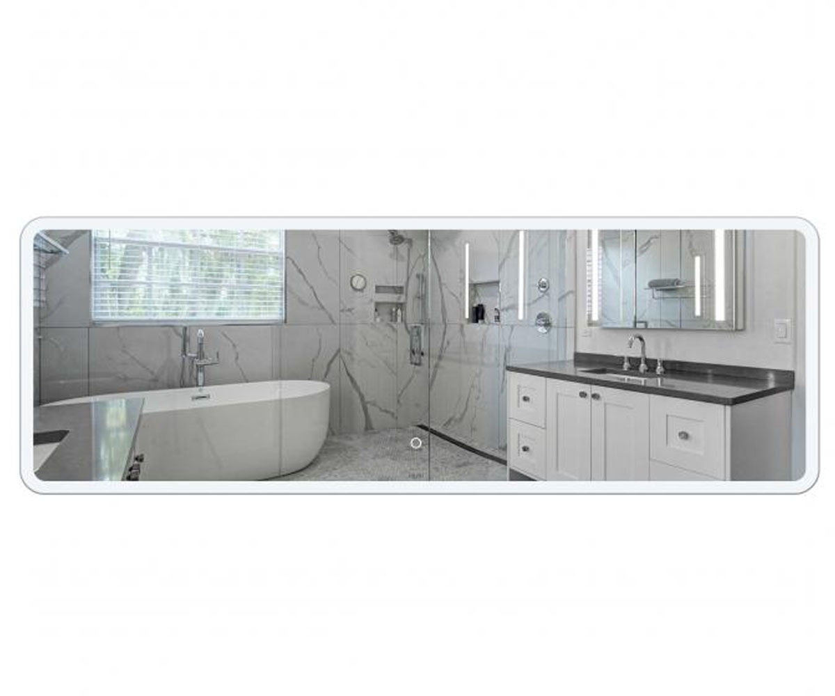 Зеркало с bluetooth 140х50 см  TERN QT1778142750140WB:Фото 2
