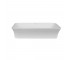 Комплект Qtap Virgo: раковина накладная прямоугольная 490х350х110 мм White + донный клапан PU02  QT18112261WN47305:Фото 3