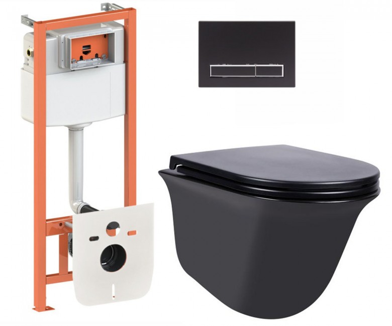 Туалет 4-в-1 QTAP VIRGO QT1833051ERMB0133M425M08V1091MB QT1833051ERMB0133M425M08V1091MB
