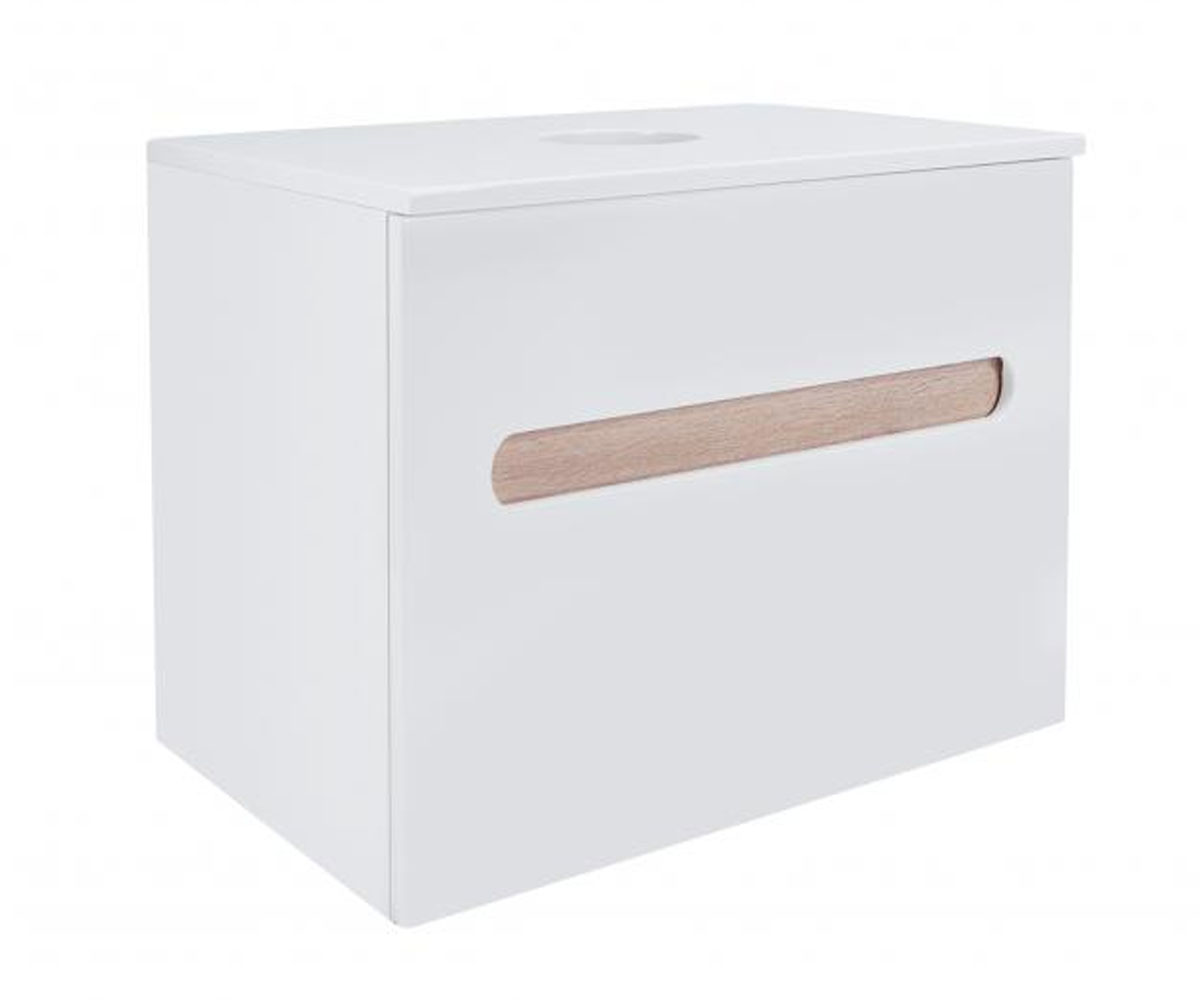 Тумба підвісна 60 см  QTAP VIRGO QT1879TP601WWO QT1879TP601WWO