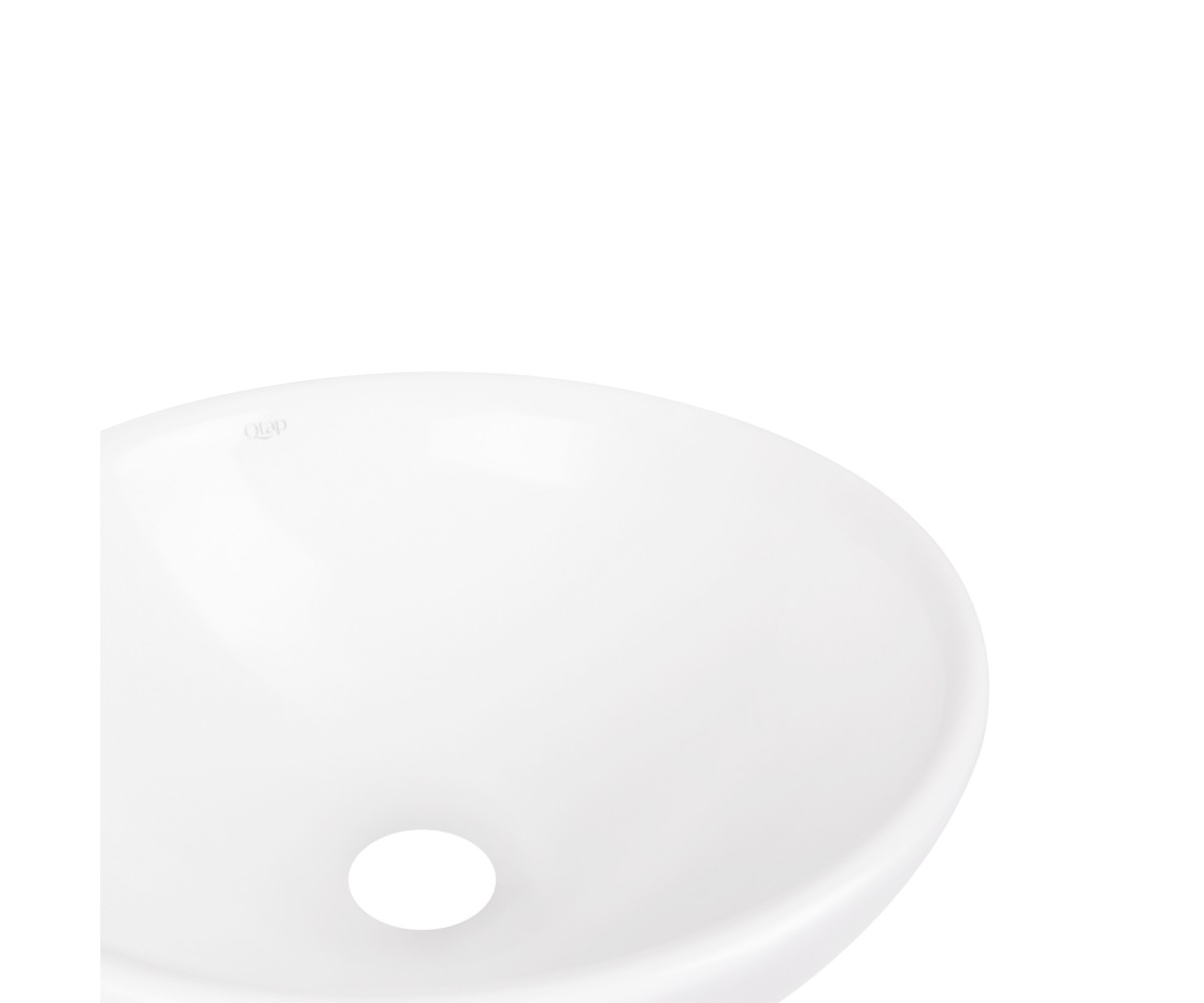 Раковина-чаша Qtap Owl 400х400х155 White QT1911K53WN  QT1911K53W:Фото 3