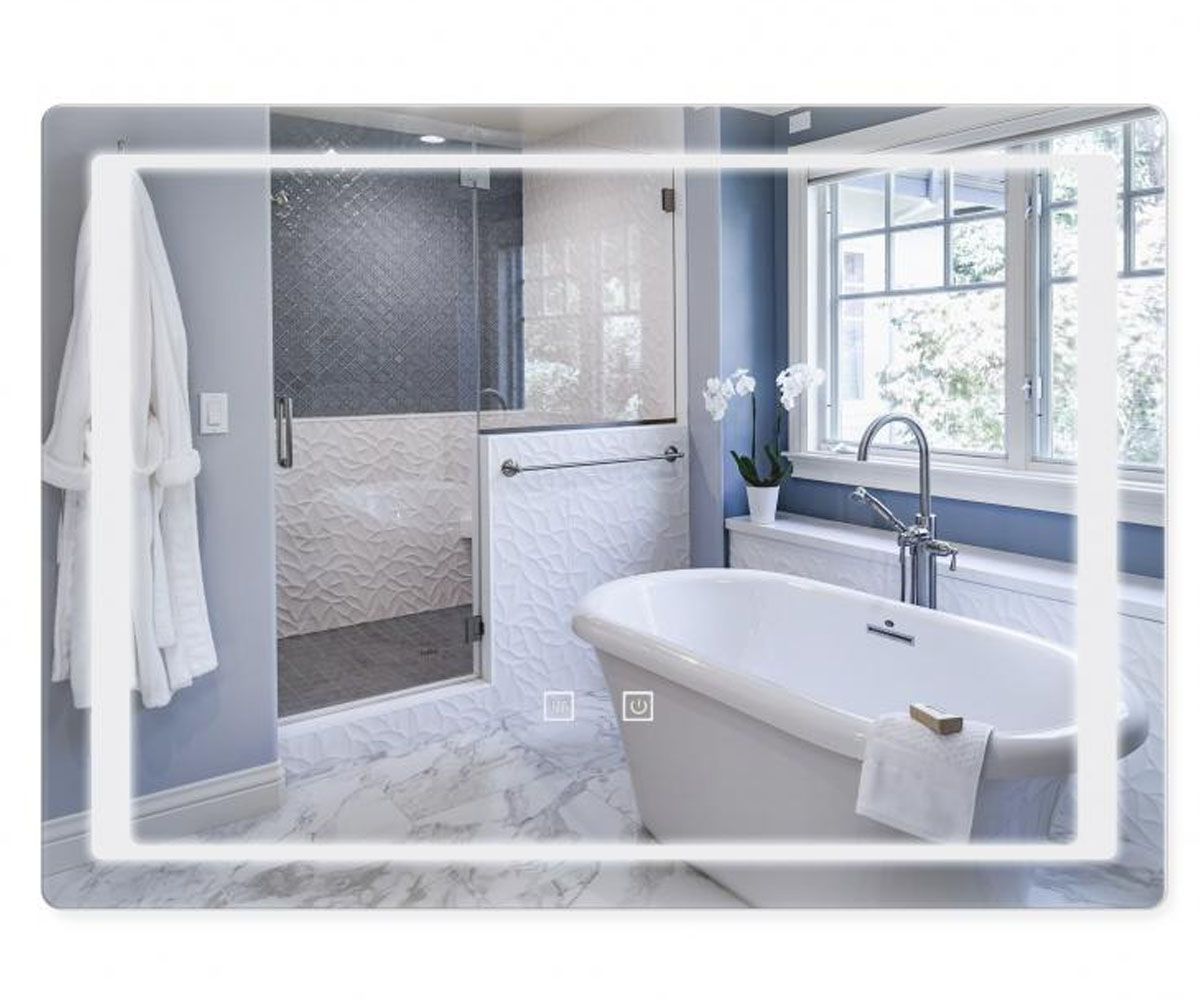 Зеркало с антизапотеванием 70х50 см  MIDEYA QT2078B902W:Фото 2