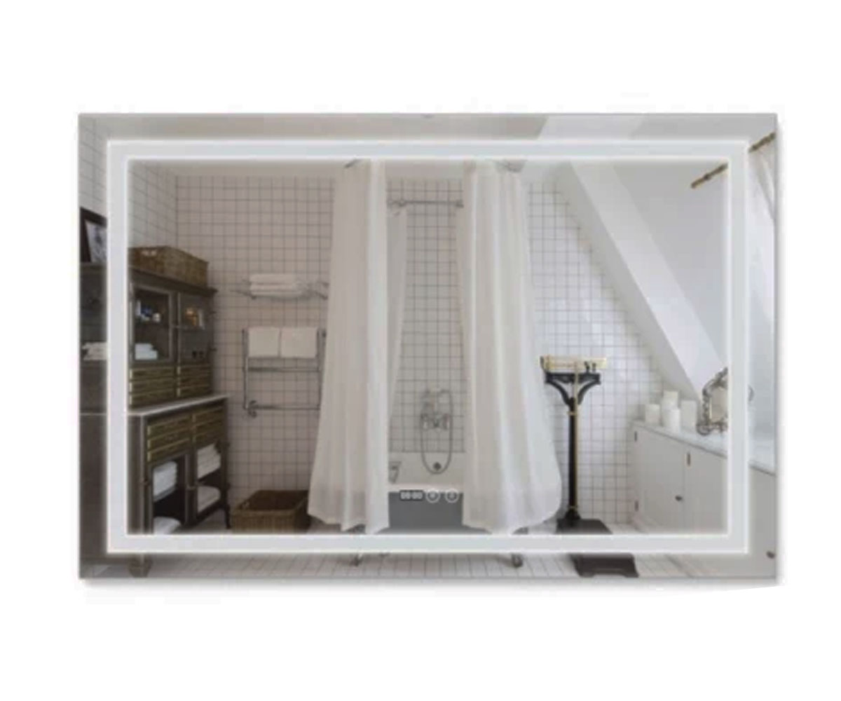 Дзеркало з антизапотіванням 120х79 см QTAP MIDEYA QT2078F613W QT2078F613W