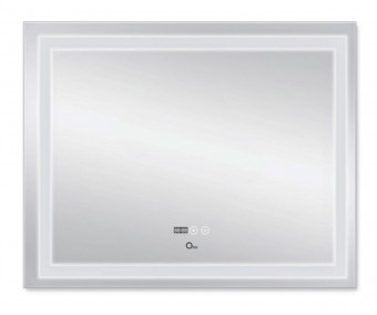 Зеркало с антизапотеванием 100х80 см MIDEYA QT2078F614W