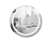 Кругле дзеркало 80 см QTAP MIDEYA QT2078NCR8080W
