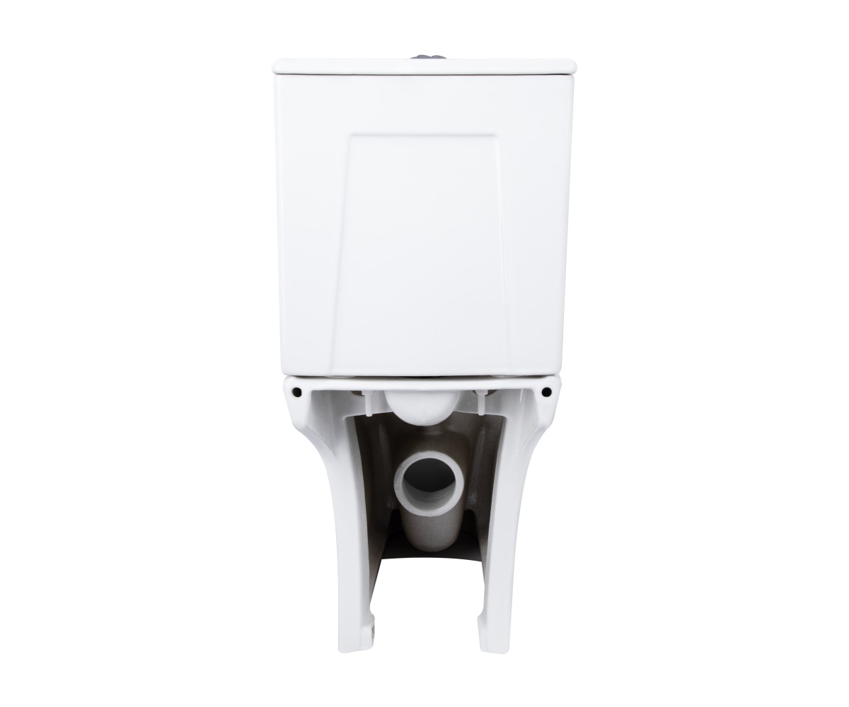 Унитаз компакт с сиденьем  PRESTO QUADRO QT24221215AW:Фото 6