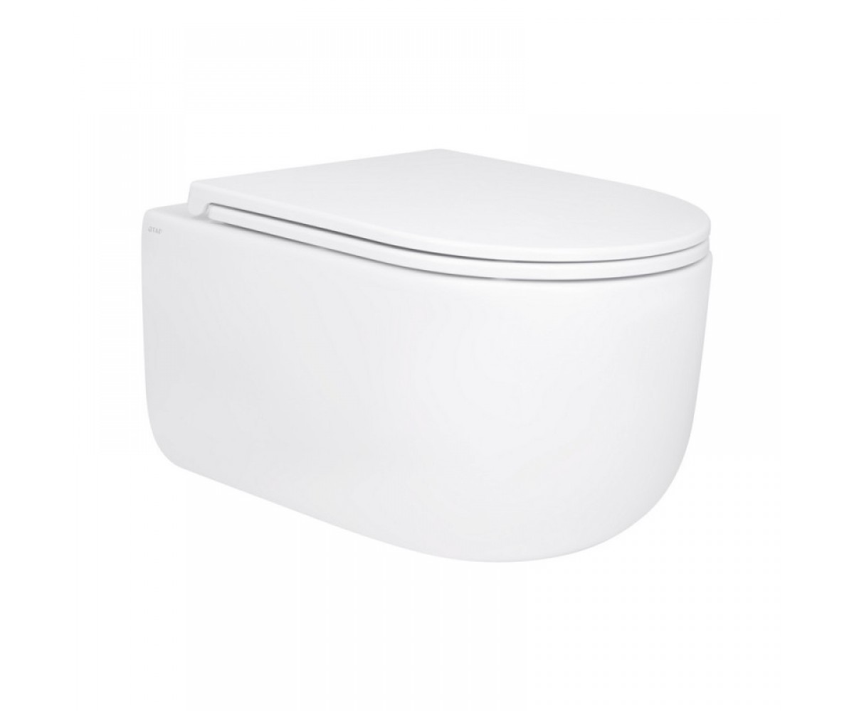 Унітаз з сидінням QTAP TAURUS QT2433084EUQW QT2433084EUQW